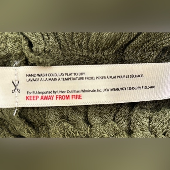 Free People Olive Green Lace Camisole size small - Picture 7 of 11